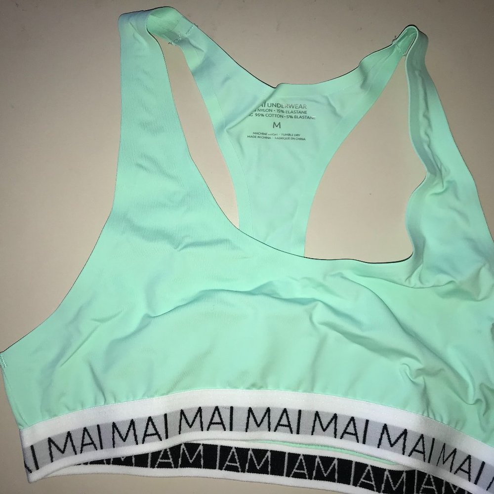 MAI Underwear Active Top in Beach Glass (Green)
